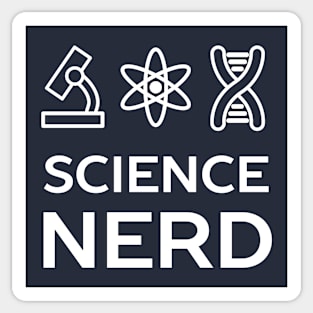 Funny Science Nerd T-Shirt Sticker